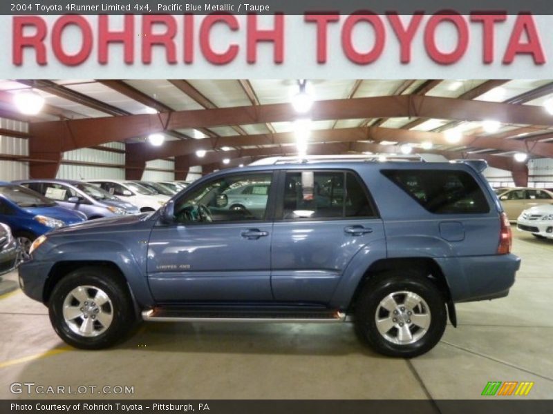 Pacific Blue Metallic / Taupe 2004 Toyota 4Runner Limited 4x4