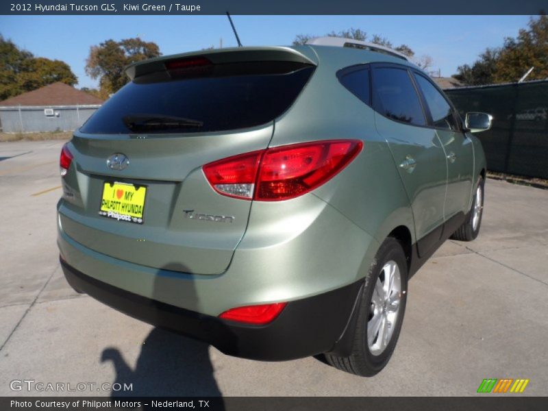 Kiwi Green / Taupe 2012 Hyundai Tucson GLS