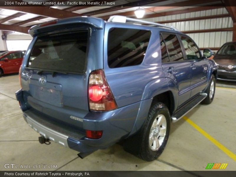Pacific Blue Metallic / Taupe 2004 Toyota 4Runner Limited 4x4