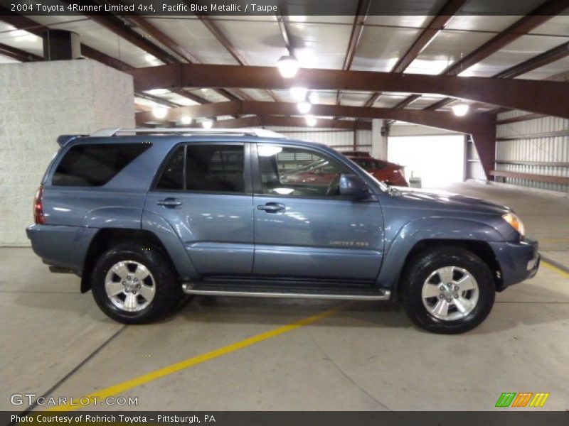 Pacific Blue Metallic / Taupe 2004 Toyota 4Runner Limited 4x4
