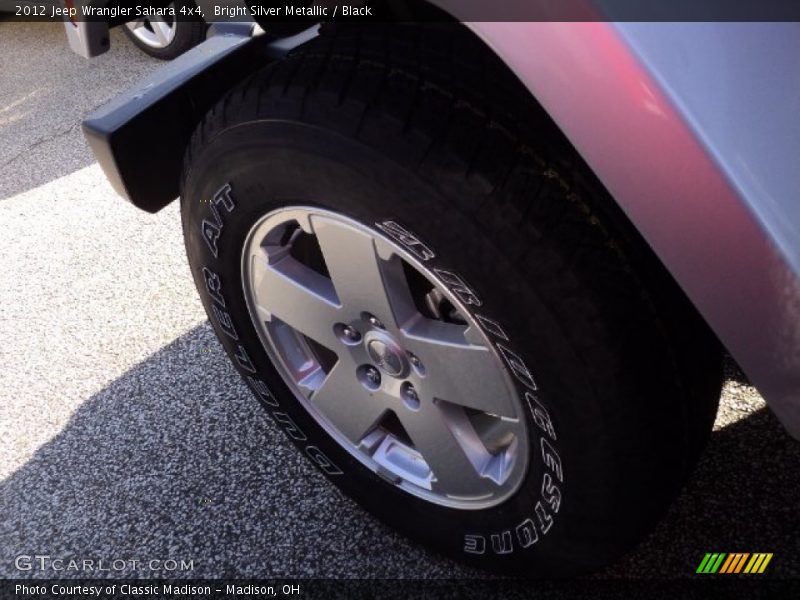 Bright Silver Metallic / Black 2012 Jeep Wrangler Sahara 4x4