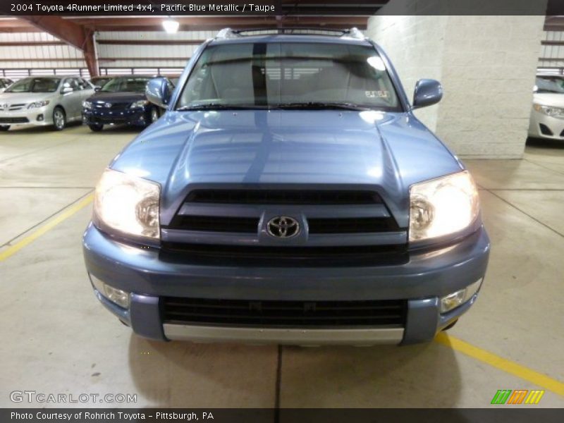 Pacific Blue Metallic / Taupe 2004 Toyota 4Runner Limited 4x4