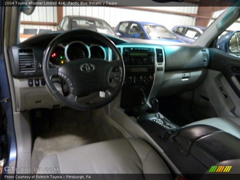 Pacific Blue Metallic / Taupe 2004 Toyota 4Runner Limited 4x4