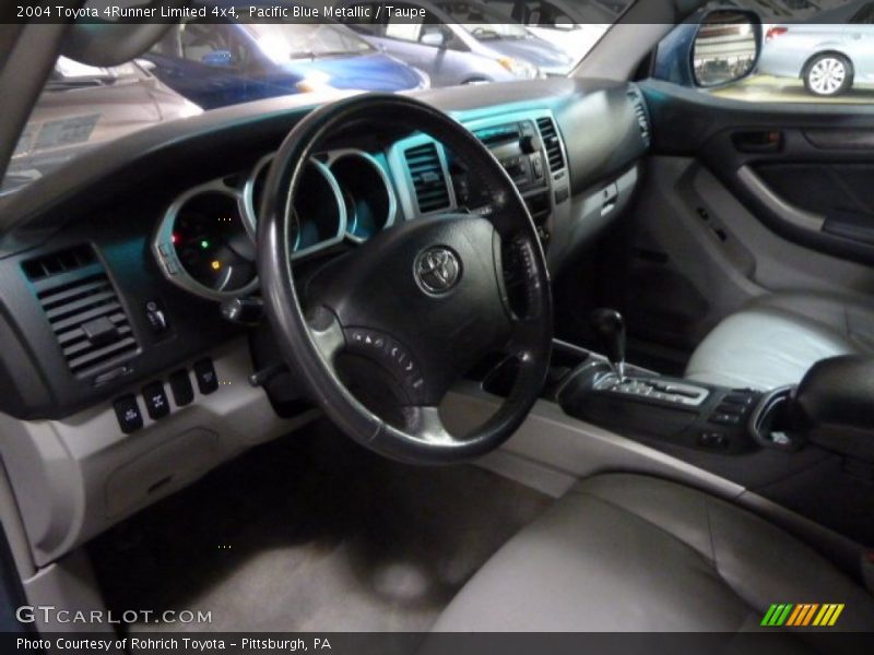 Pacific Blue Metallic / Taupe 2004 Toyota 4Runner Limited 4x4