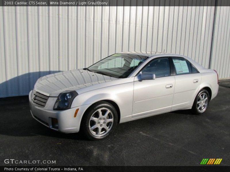 White Diamond / Light Gray/Ebony 2003 Cadillac CTS Sedan