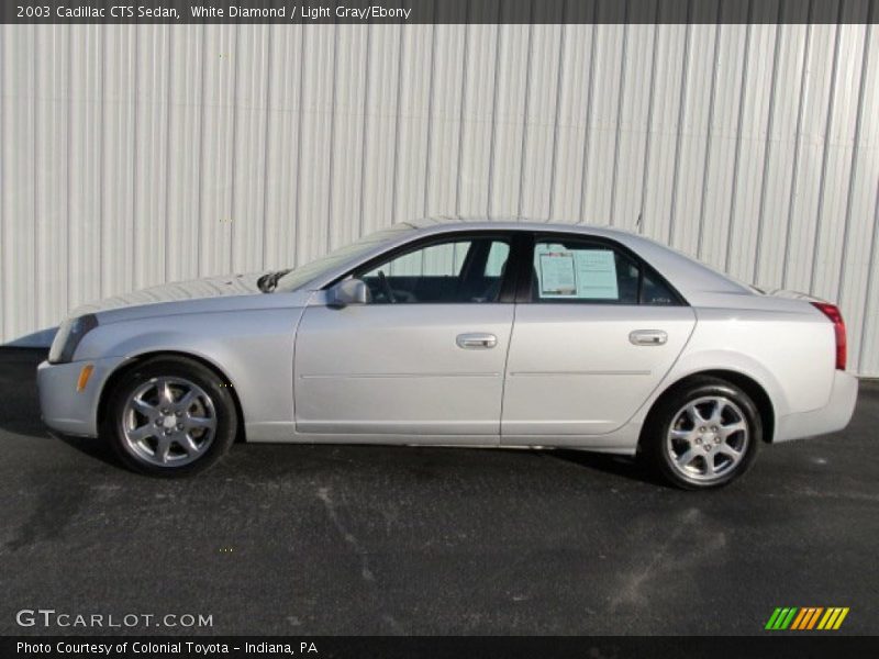 White Diamond / Light Gray/Ebony 2003 Cadillac CTS Sedan