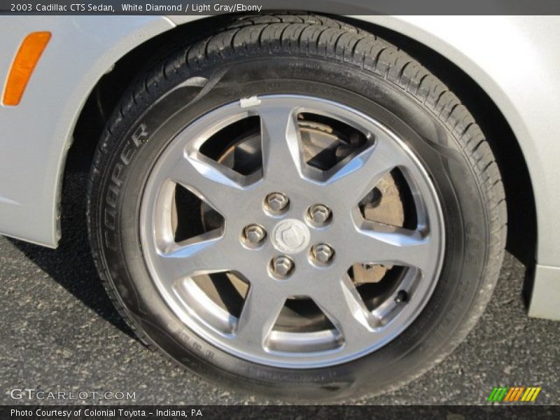 White Diamond / Light Gray/Ebony 2003 Cadillac CTS Sedan