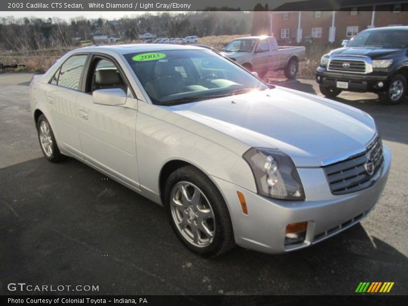 White Diamond / Light Gray/Ebony 2003 Cadillac CTS Sedan