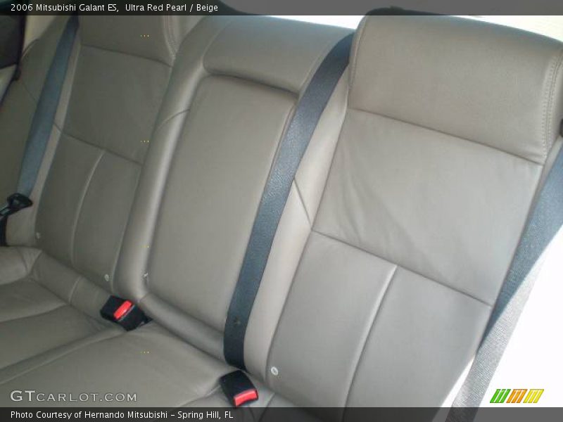 Ultra Red Pearl / Beige 2006 Mitsubishi Galant ES
