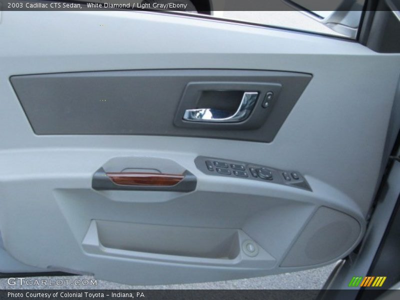 White Diamond / Light Gray/Ebony 2003 Cadillac CTS Sedan