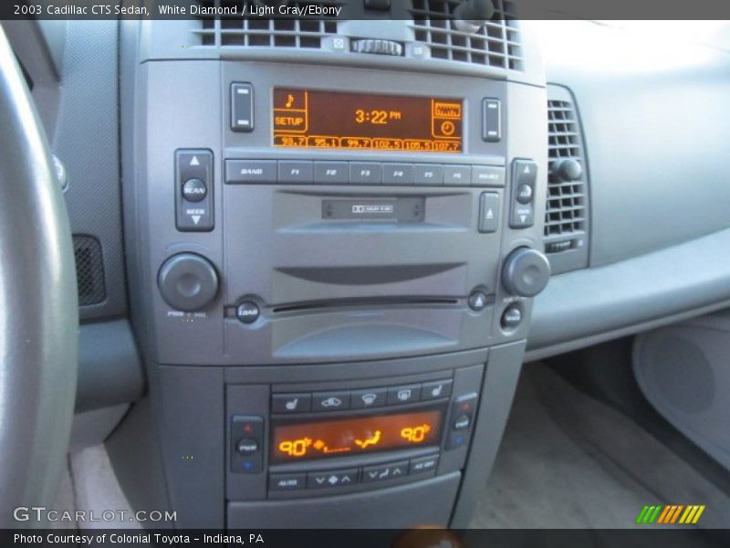 White Diamond / Light Gray/Ebony 2003 Cadillac CTS Sedan