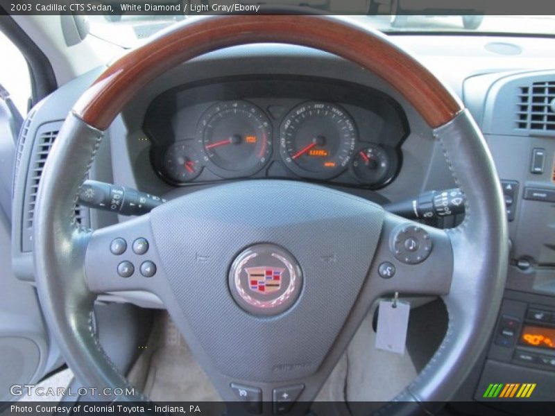 White Diamond / Light Gray/Ebony 2003 Cadillac CTS Sedan