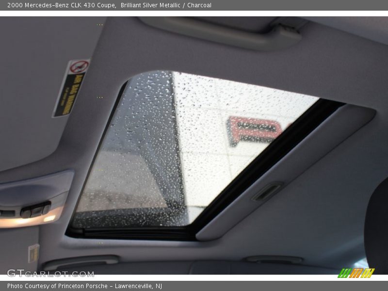 Brilliant Silver Metallic / Charcoal 2000 Mercedes-Benz CLK 430 Coupe