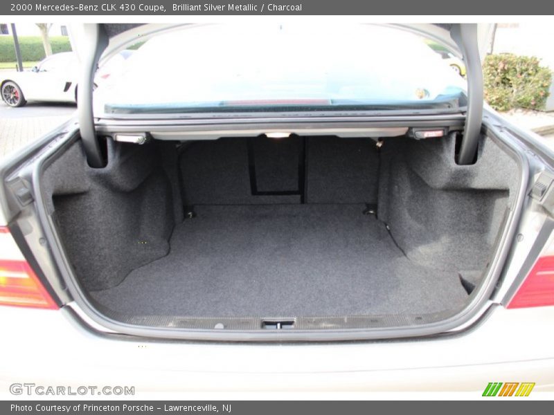 Brilliant Silver Metallic / Charcoal 2000 Mercedes-Benz CLK 430 Coupe