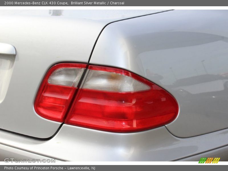 Brilliant Silver Metallic / Charcoal 2000 Mercedes-Benz CLK 430 Coupe