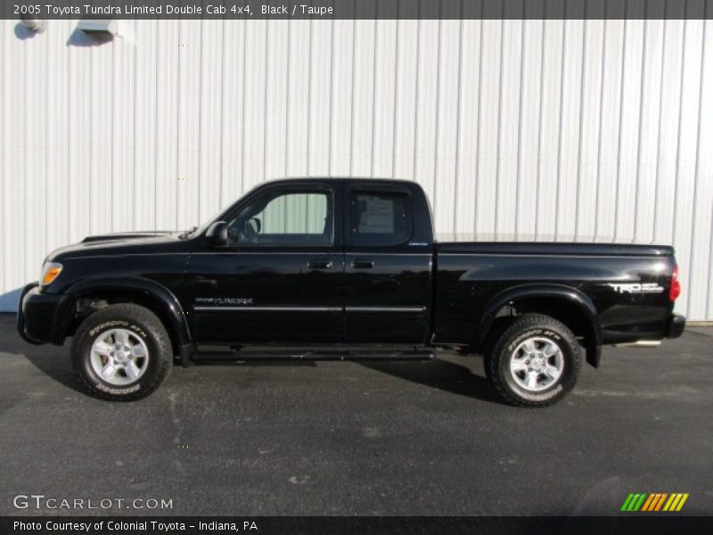 Black / Taupe 2005 Toyota Tundra Limited Double Cab 4x4