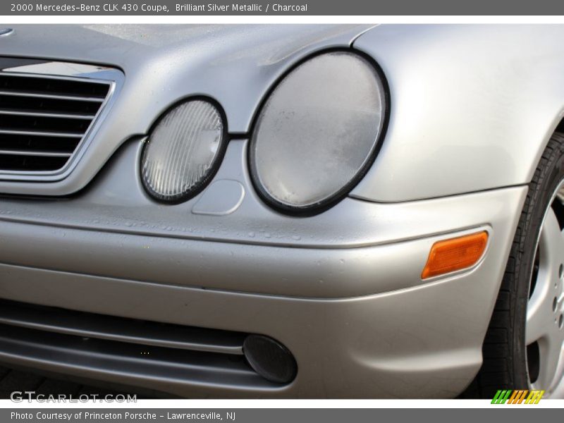 Brilliant Silver Metallic / Charcoal 2000 Mercedes-Benz CLK 430 Coupe