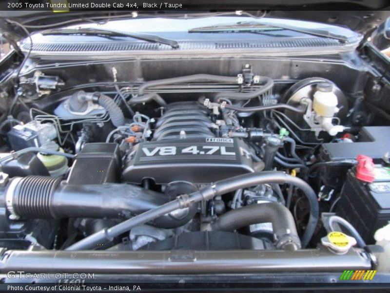  2005 Tundra Limited Double Cab 4x4 Engine - 4.7 Liter DOHC 32-Valve V8
