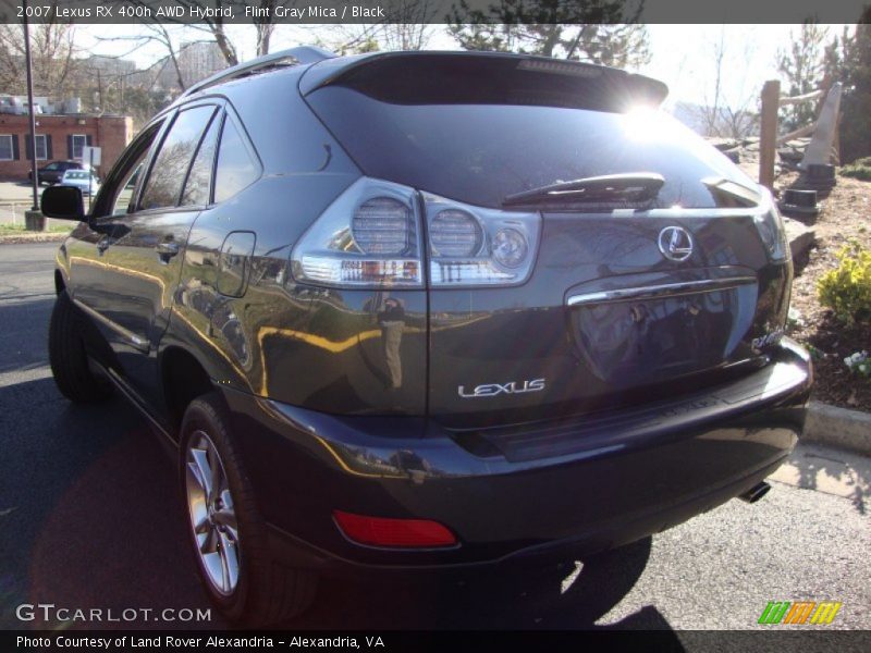 Flint Gray Mica / Black 2007 Lexus RX 400h AWD Hybrid