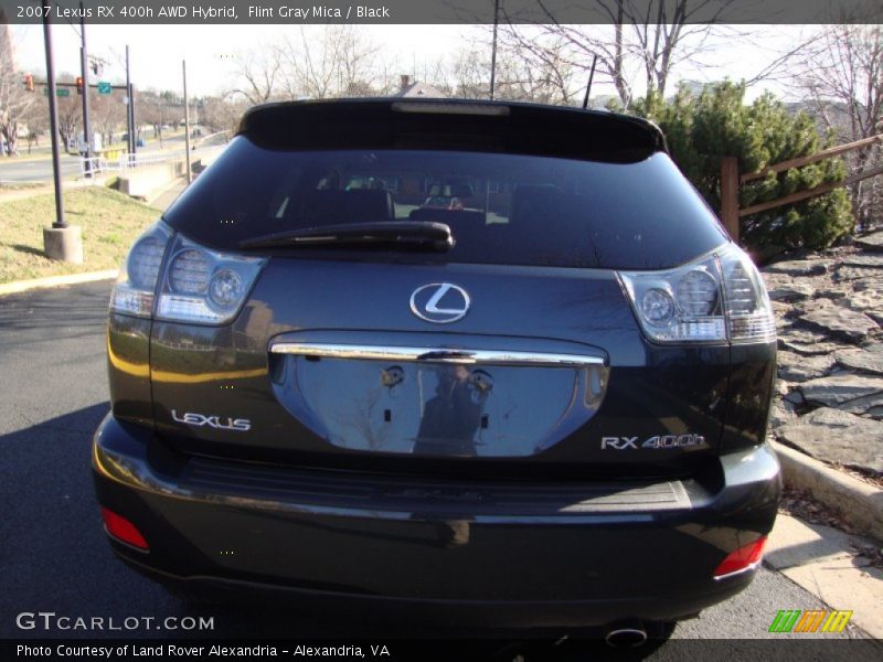 Flint Gray Mica / Black 2007 Lexus RX 400h AWD Hybrid