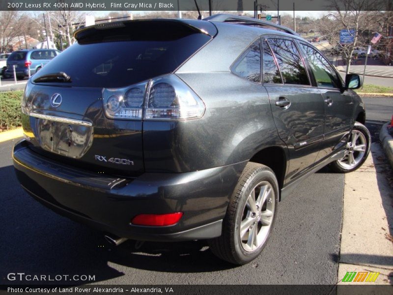 Flint Gray Mica / Black 2007 Lexus RX 400h AWD Hybrid