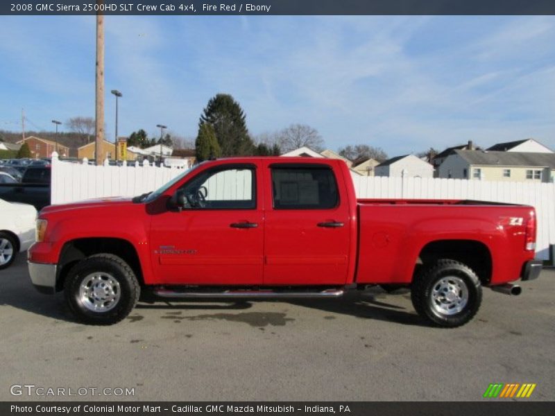 Fire Red / Ebony 2008 GMC Sierra 2500HD SLT Crew Cab 4x4