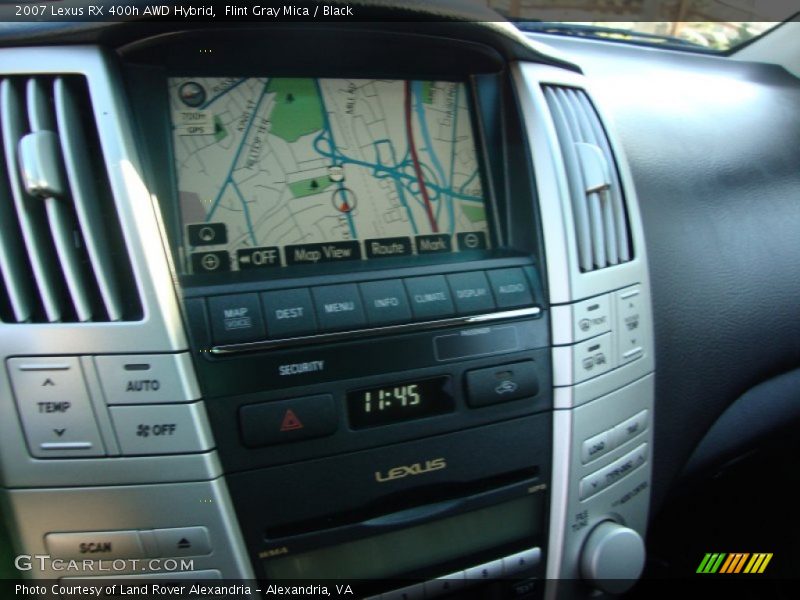 Flint Gray Mica / Black 2007 Lexus RX 400h AWD Hybrid
