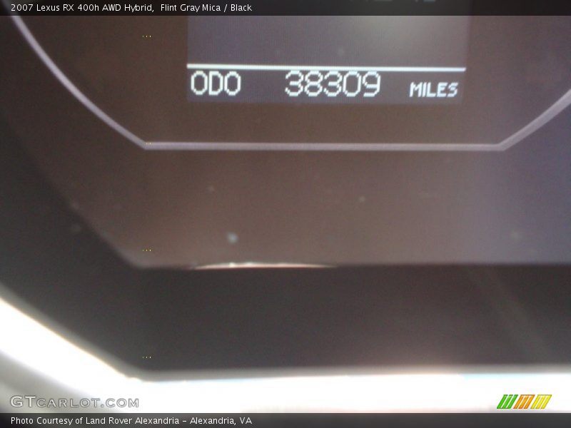 Flint Gray Mica / Black 2007 Lexus RX 400h AWD Hybrid