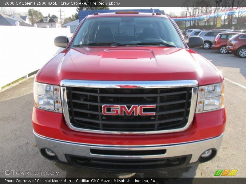 Fire Red / Ebony 2008 GMC Sierra 2500HD SLT Crew Cab 4x4