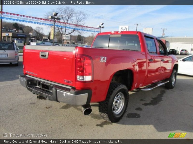 Fire Red / Ebony 2008 GMC Sierra 2500HD SLT Crew Cab 4x4