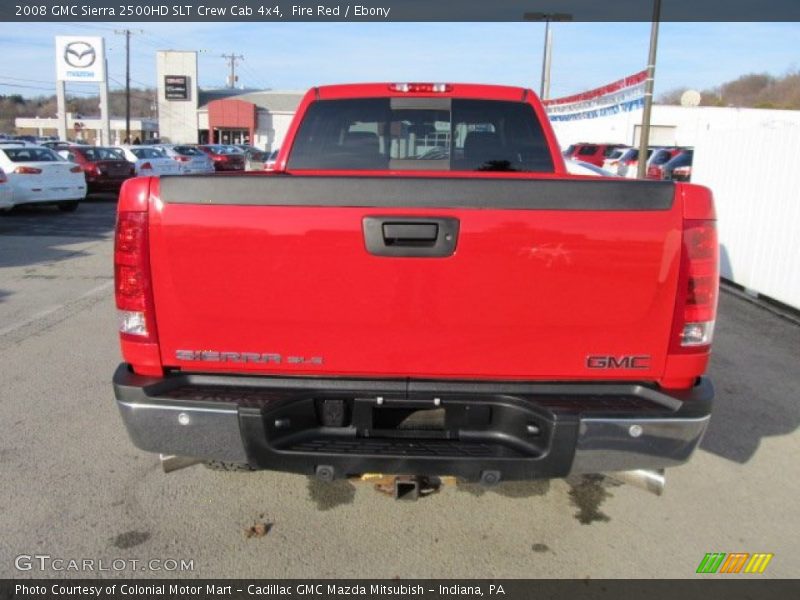 Fire Red / Ebony 2008 GMC Sierra 2500HD SLT Crew Cab 4x4