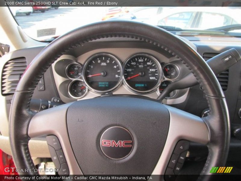 Fire Red / Ebony 2008 GMC Sierra 2500HD SLT Crew Cab 4x4