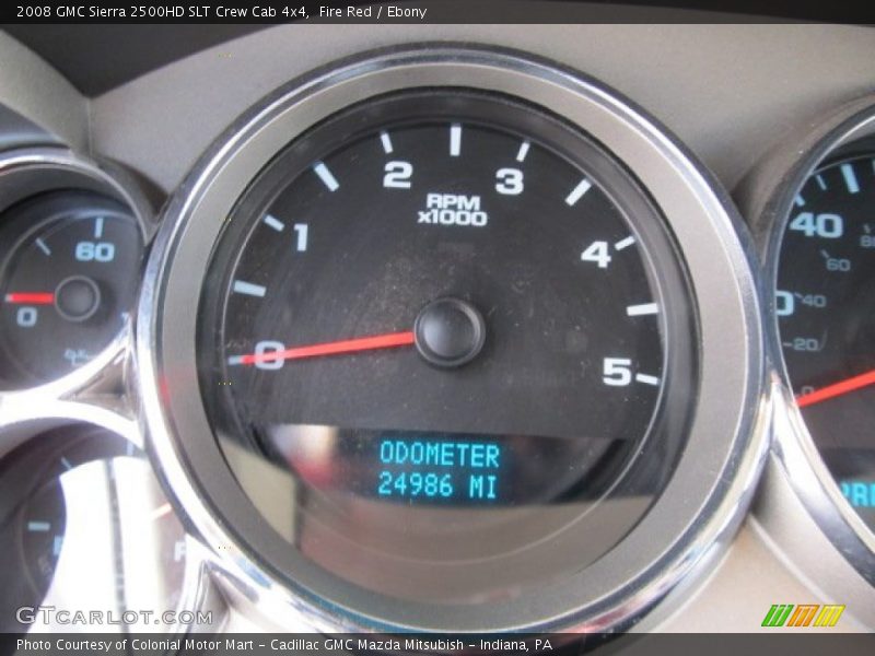 Fire Red / Ebony 2008 GMC Sierra 2500HD SLT Crew Cab 4x4