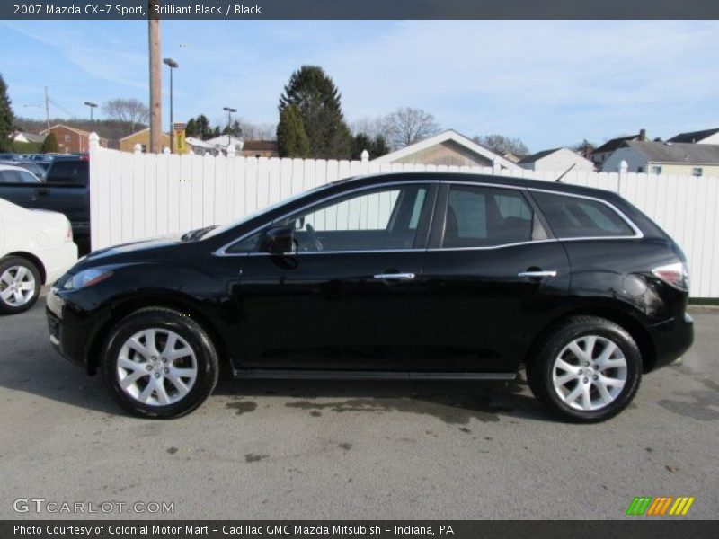 Brilliant Black / Black 2007 Mazda CX-7 Sport