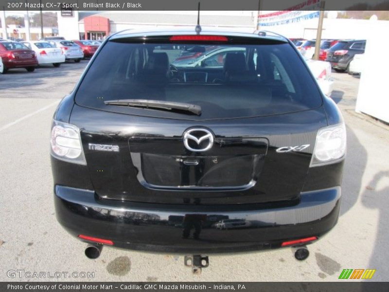 Brilliant Black / Black 2007 Mazda CX-7 Sport