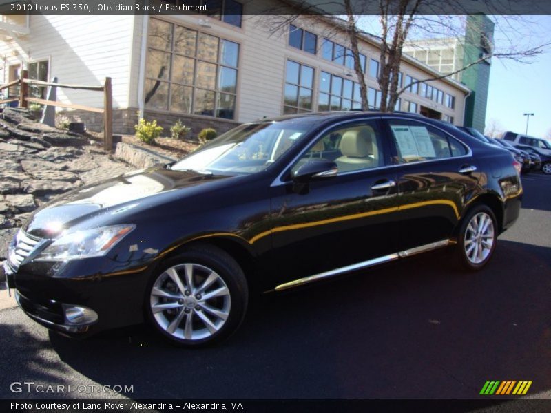 Obsidian Black / Parchment 2010 Lexus ES 350
