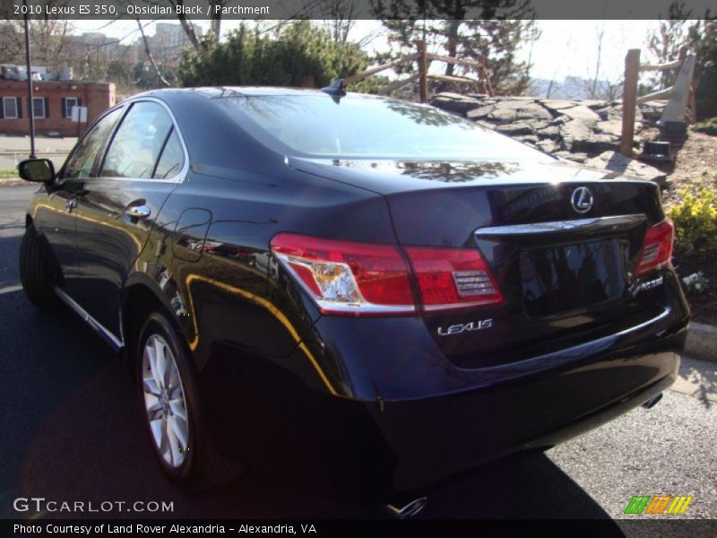 Obsidian Black / Parchment 2010 Lexus ES 350