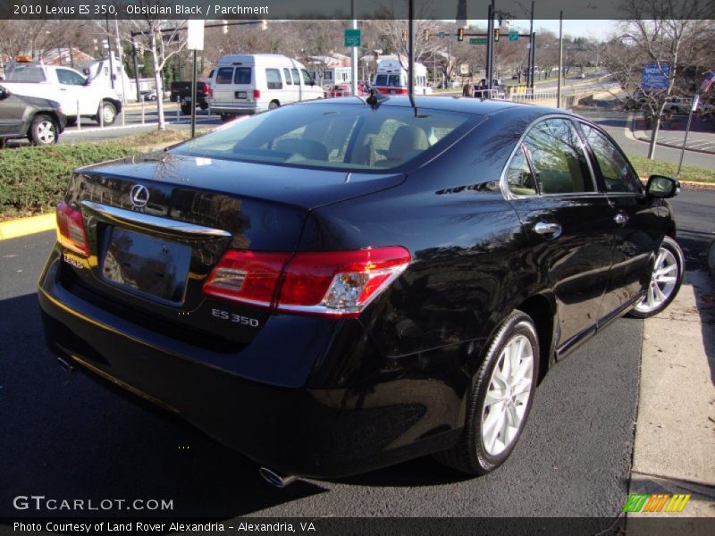 Obsidian Black / Parchment 2010 Lexus ES 350