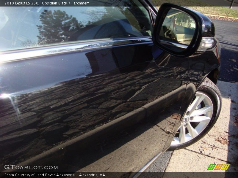Obsidian Black / Parchment 2010 Lexus ES 350
