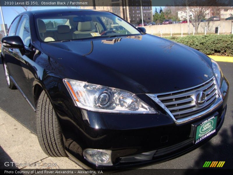 Obsidian Black / Parchment 2010 Lexus ES 350