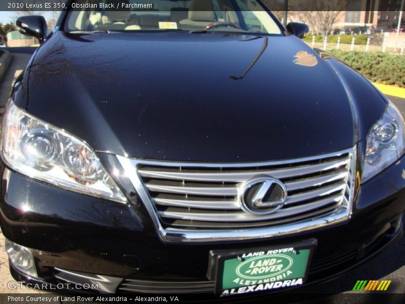 Obsidian Black / Parchment 2010 Lexus ES 350
