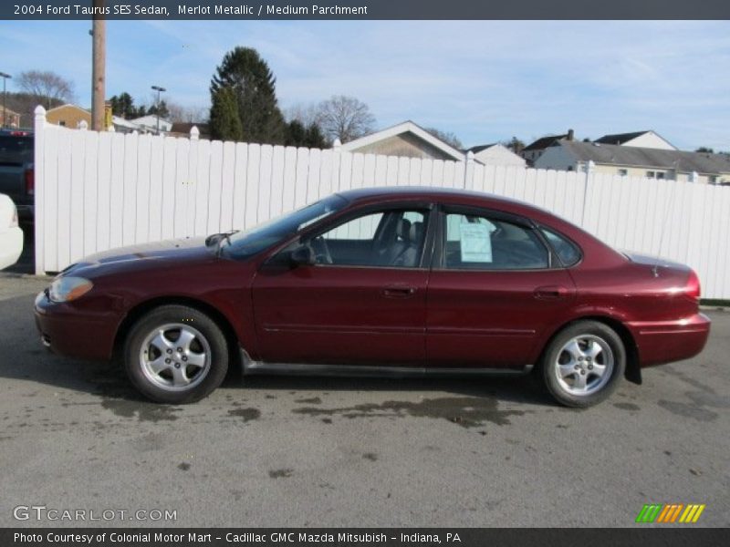 Merlot Metallic / Medium Parchment 2004 Ford Taurus SES Sedan