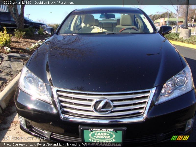 Obsidian Black / Parchment 2010 Lexus ES 350