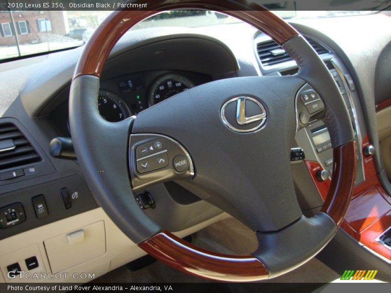Obsidian Black / Parchment 2010 Lexus ES 350