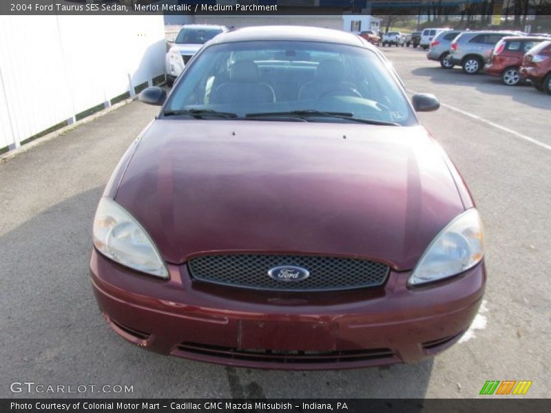 Merlot Metallic / Medium Parchment 2004 Ford Taurus SES Sedan