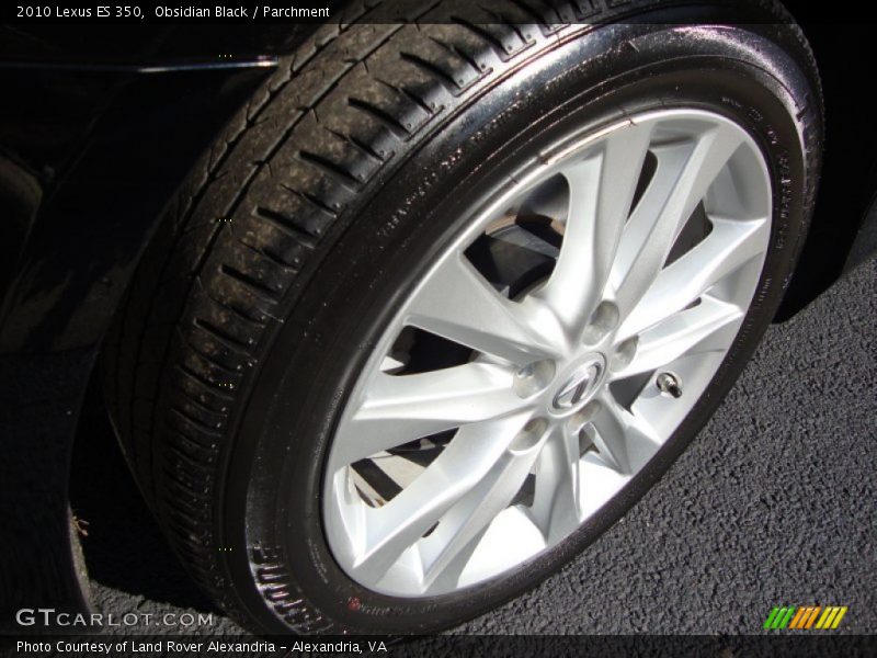 Obsidian Black / Parchment 2010 Lexus ES 350