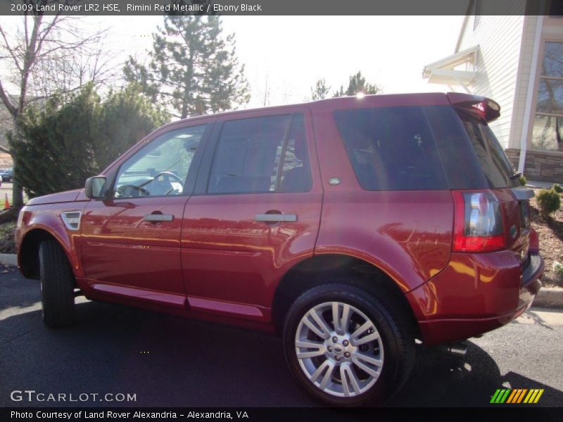 Rimini Red Metallic / Ebony Black 2009 Land Rover LR2 HSE
