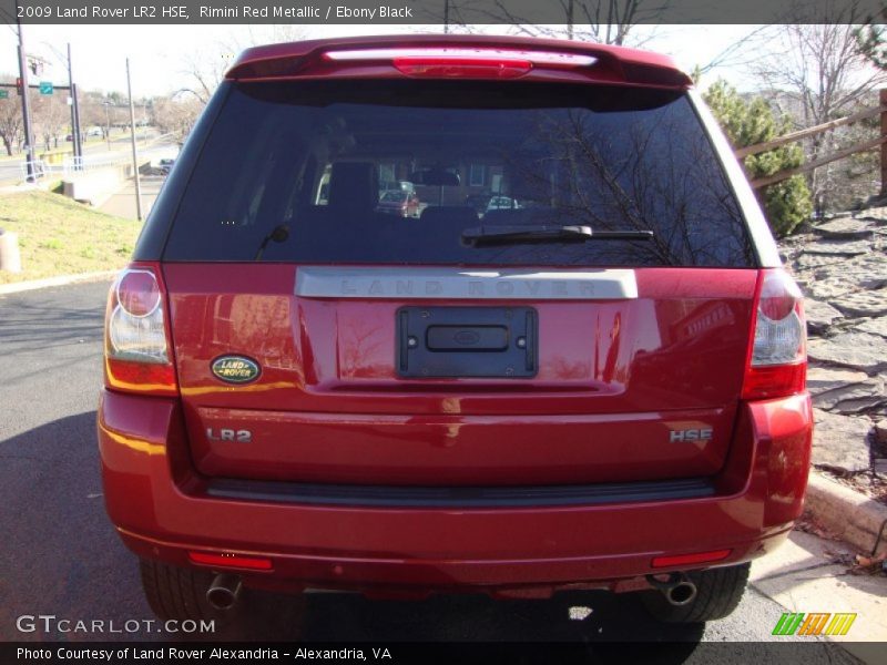 Rimini Red Metallic / Ebony Black 2009 Land Rover LR2 HSE