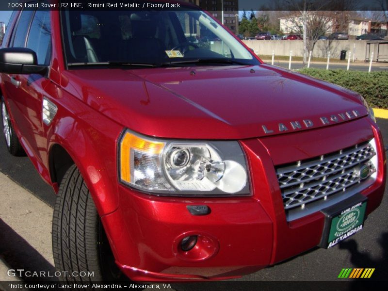 Rimini Red Metallic / Ebony Black 2009 Land Rover LR2 HSE