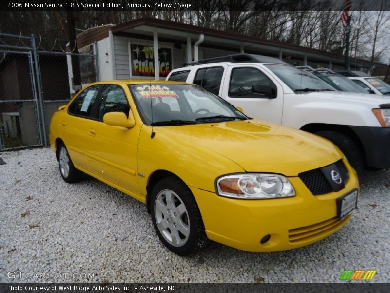 Front 3/4 View of 2006 Sentra 1.8 S Special Edition